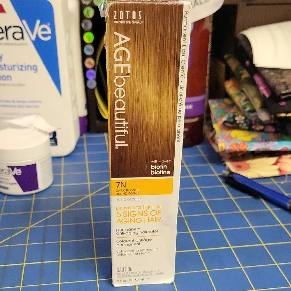 Zotos AGEbeautiful 7N Dark Blonde Hair Color 60ml New